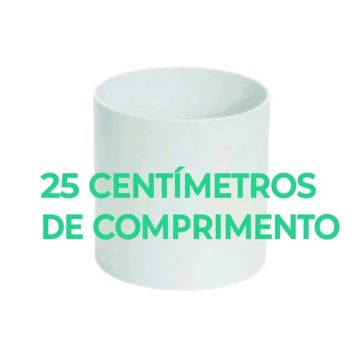Tubo pvc 200mm ( 25 CENTÍMETROS DE COMPRIMENTO)
