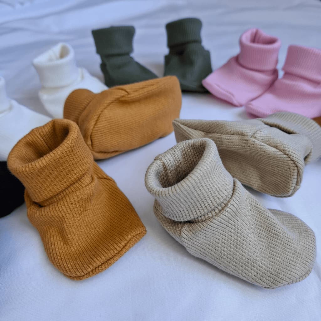 Sapatinho Kits de Pantufa para Bebê RN meia recém nascido ideal Maternidade Presente Algodão Premium