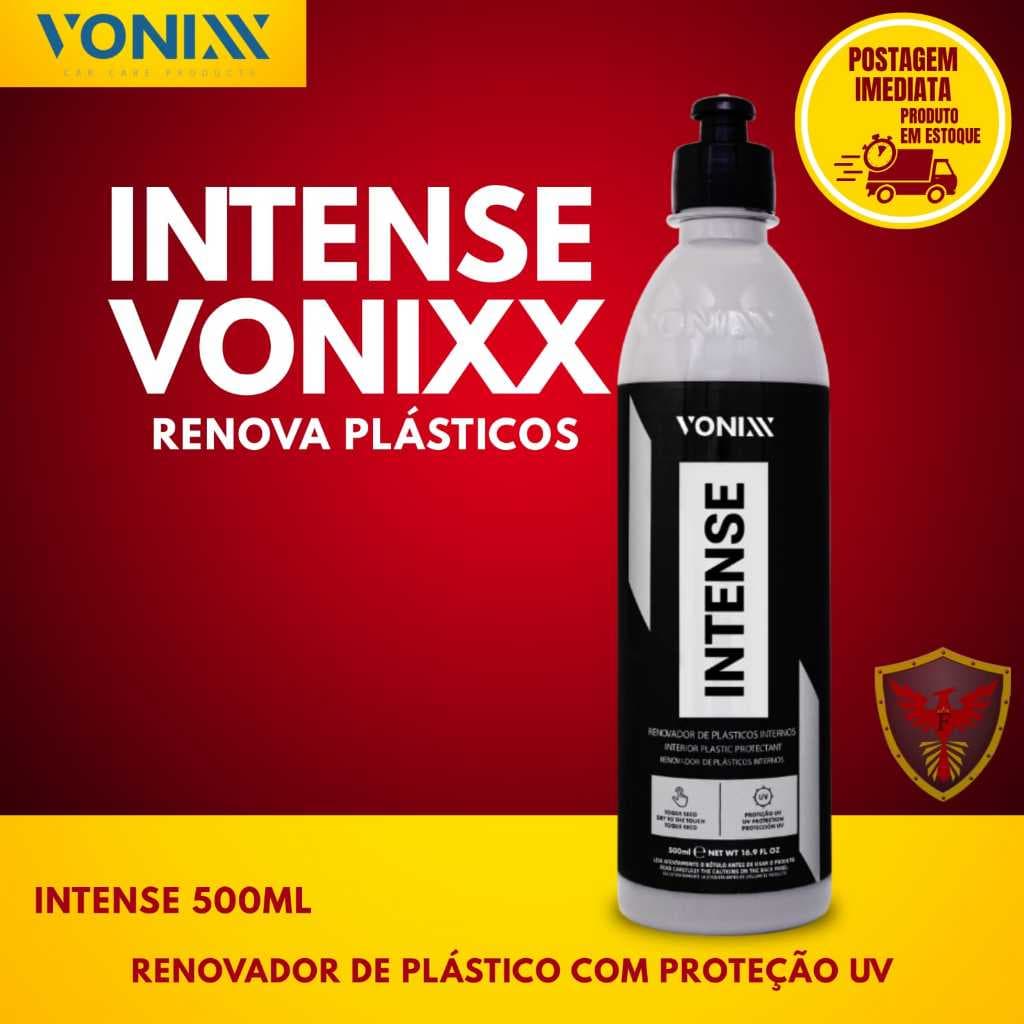 Intense 500ml - Restaurador de Pláticos Interno Vonixx