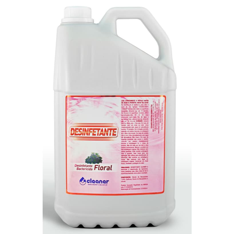 Desinfetante Bactericida Floral 5 Litros - Cleaner