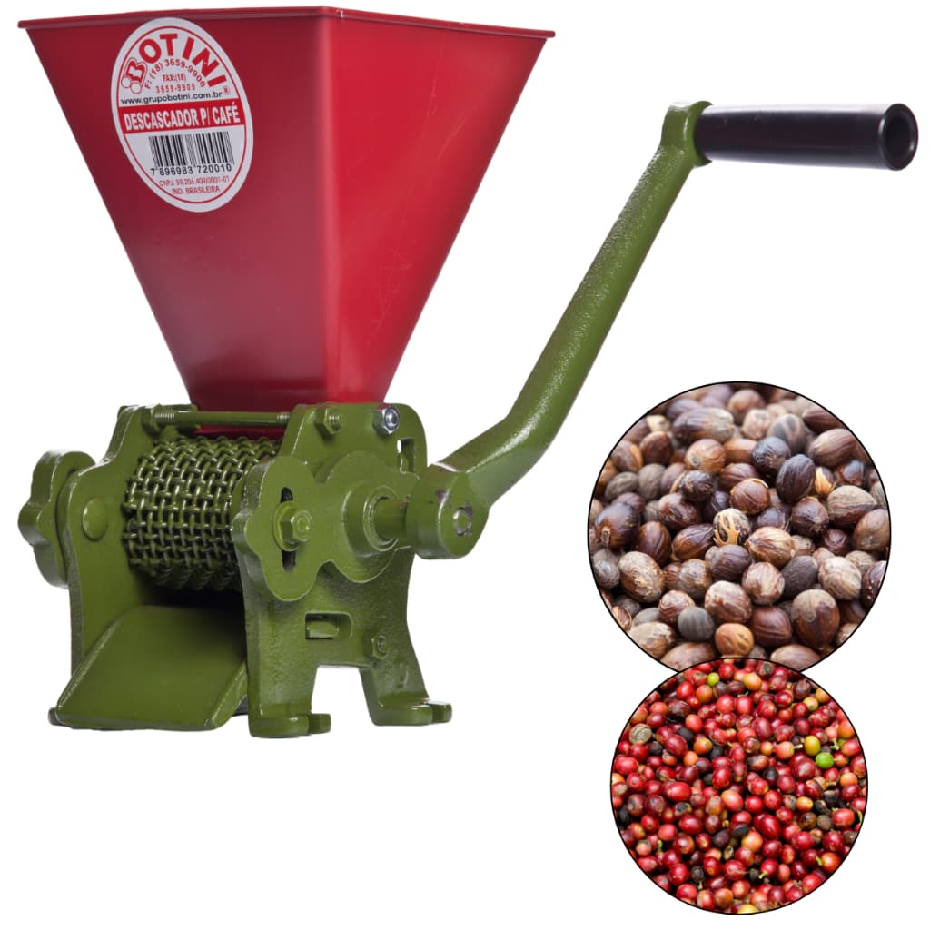 Descascador e Despolpador de Café Manual Botini