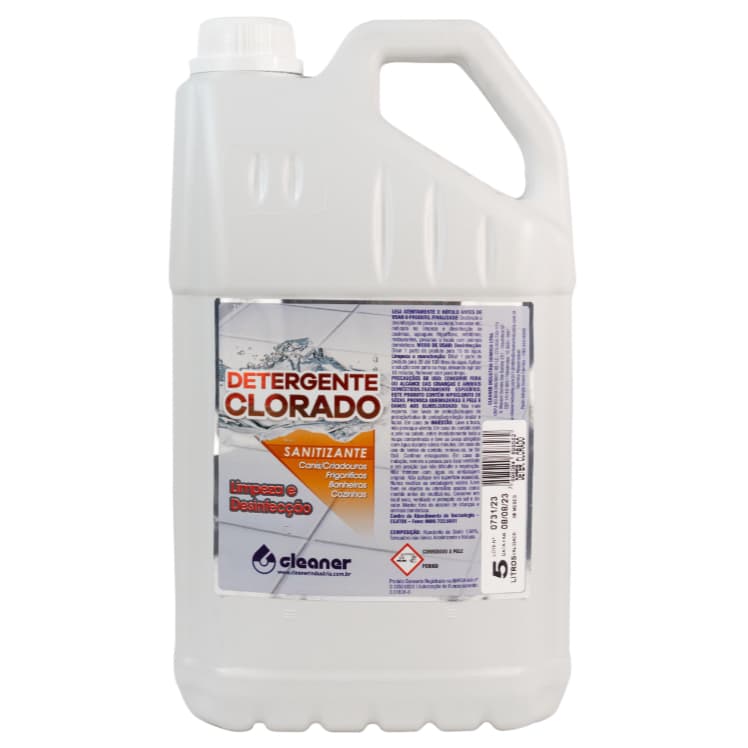 Detergente Clorado 5 Litros - Cleaner