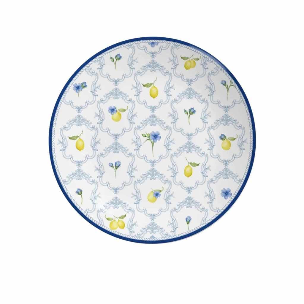 Prato Raso Limão Siciliano Limone Ceramica Alleanza 29cm