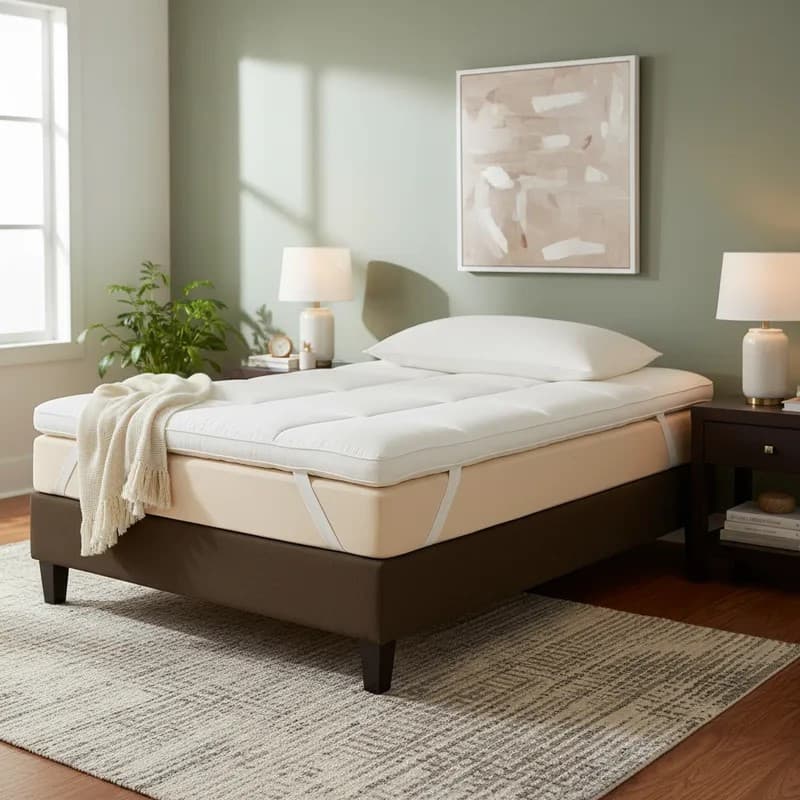 Pillow Top Confort Protetor Solteirão Dupla Face 100x200x06cm 400 fios Lavável em Máquina