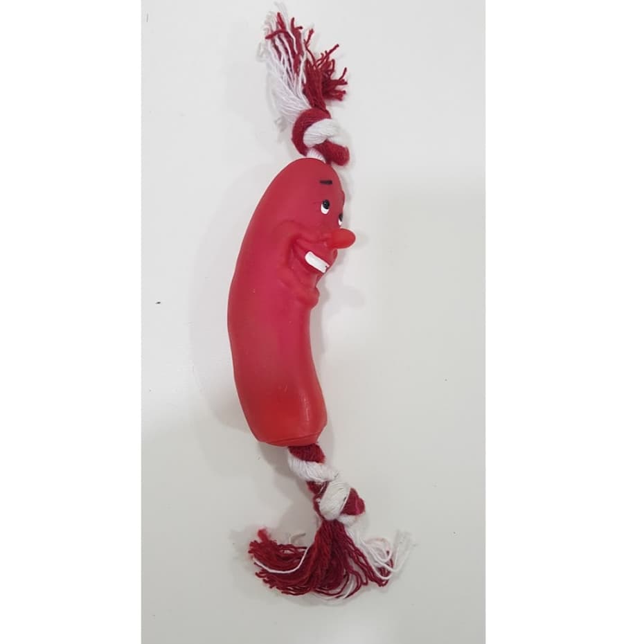 Brinquedo Salsicha com Corda  para Pet