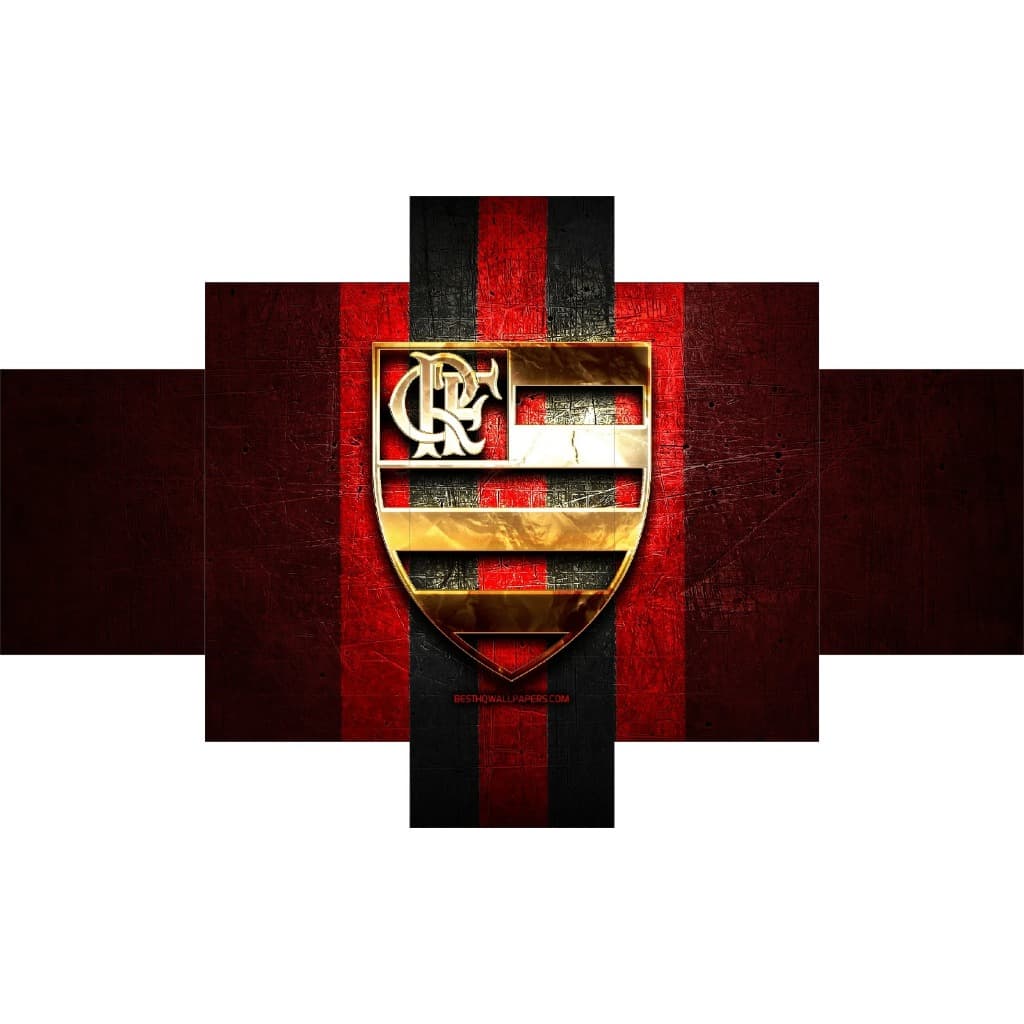 KIT DE QUADROS DECORATIVOS FLAMENGO MENGÃO