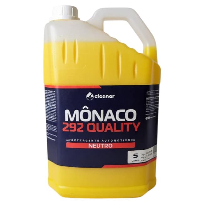 Shampoo Aumotivo Mônaco 292 Concentrado Neutro 1:100 5 Litros - Cleaner