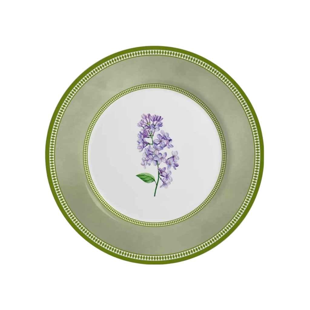 Prato Raso Florido Versailles Ceramica Alleanza Prato Jantar