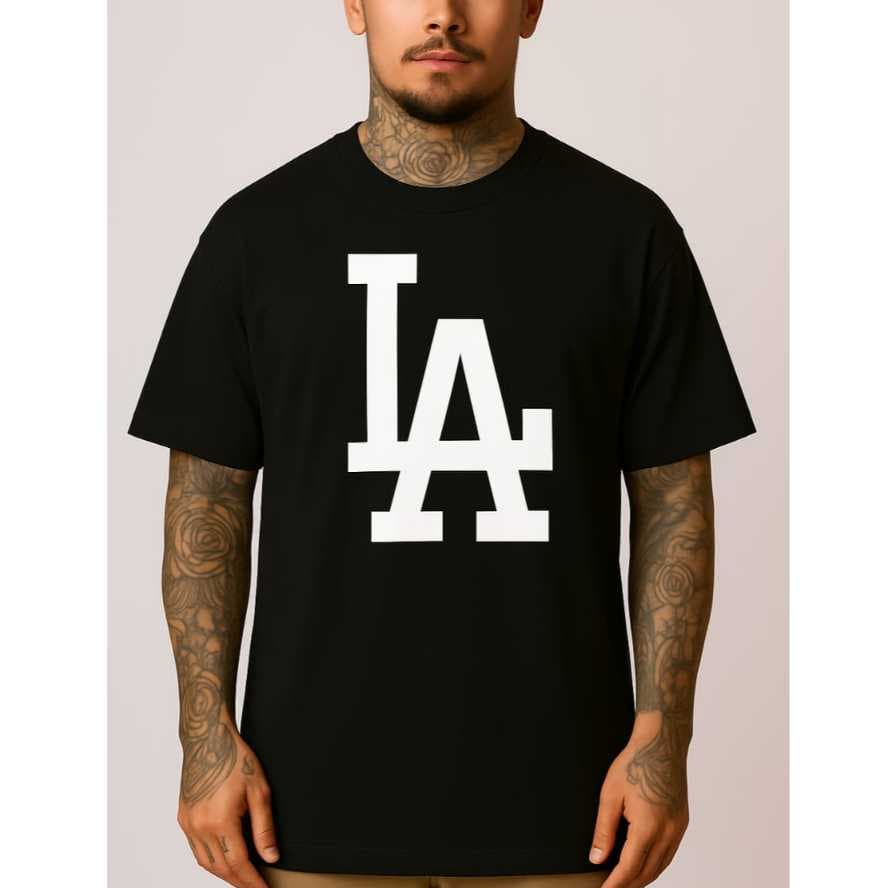 Camiseta Streetwear Los Angeles 100% Algodão Alta qualidade