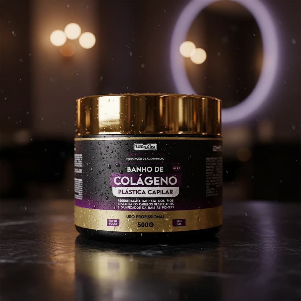 Máscara banho de colágeno Vithafios - 500G