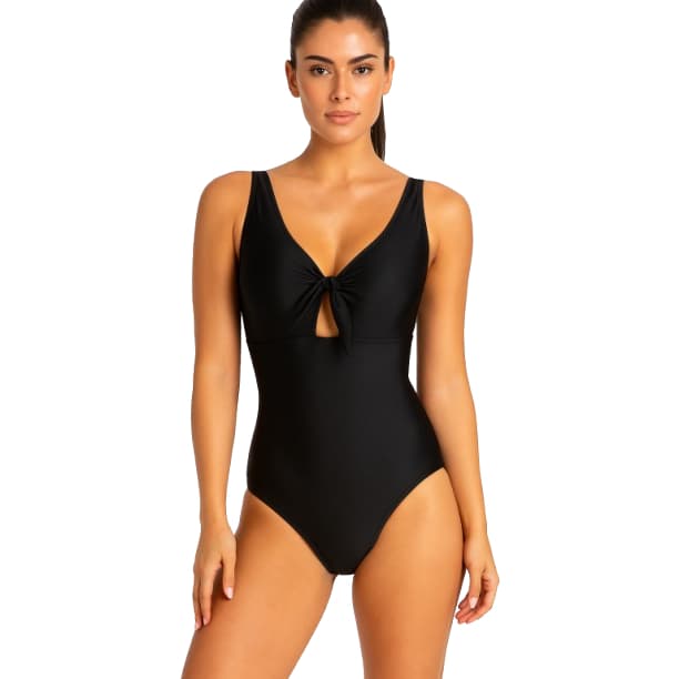 Maiô Sem Ou Com Bojo Removível Moda Praia Preto 40 Ao 48