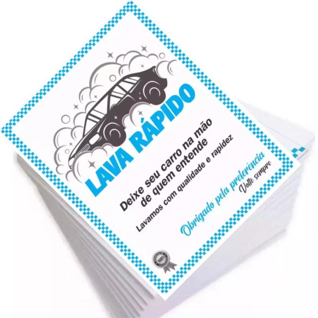 Tapete De Lava Rápido Lavajato 1 Kg 110 Folhas