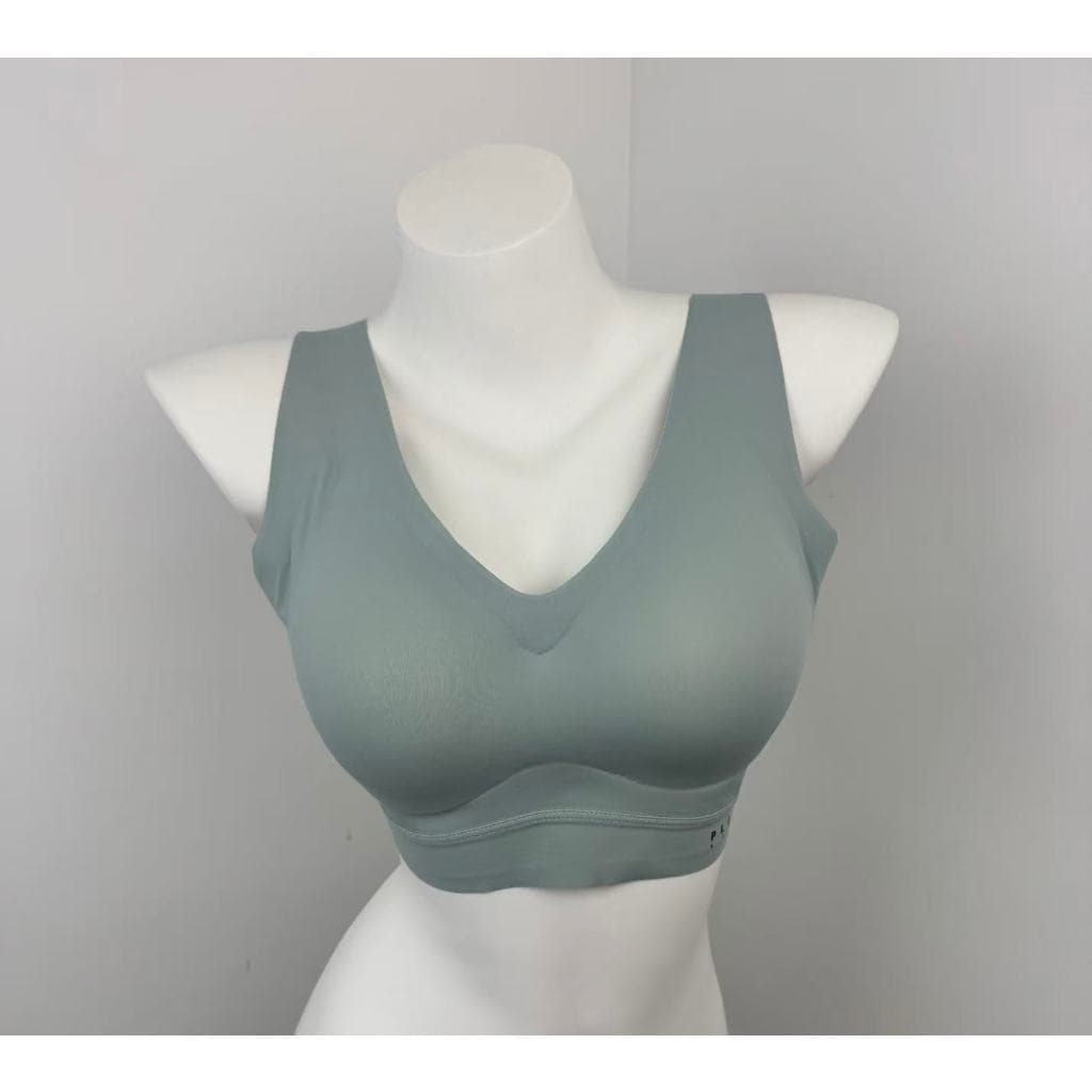 Sutiã de látex sem vestígios feminino roupa interior esportiva de Yoga antiderrapante