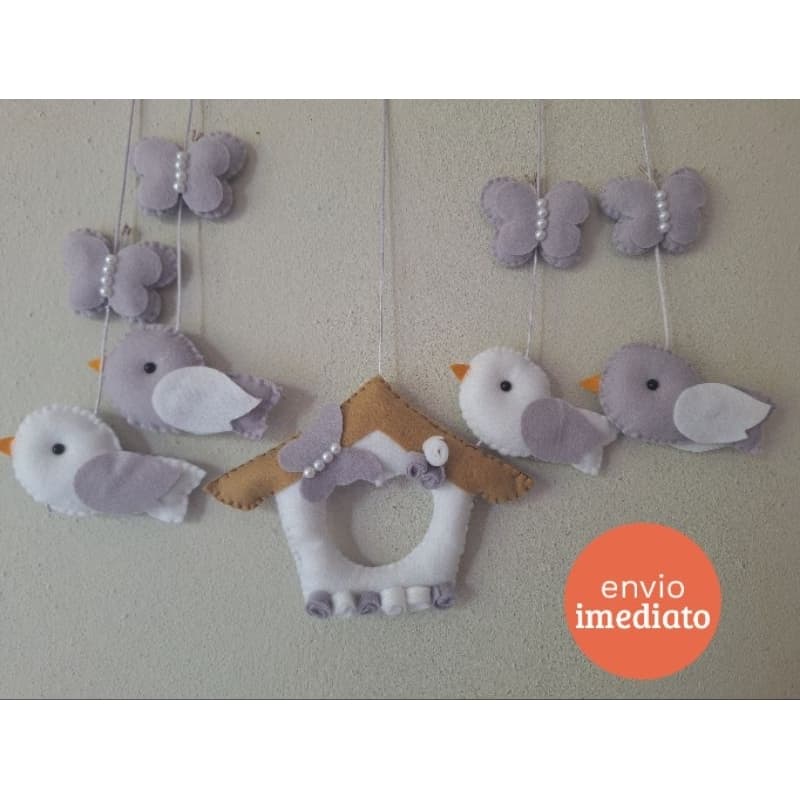 🌸🦋Jardim encantando e borboleta para mobile/ decoração