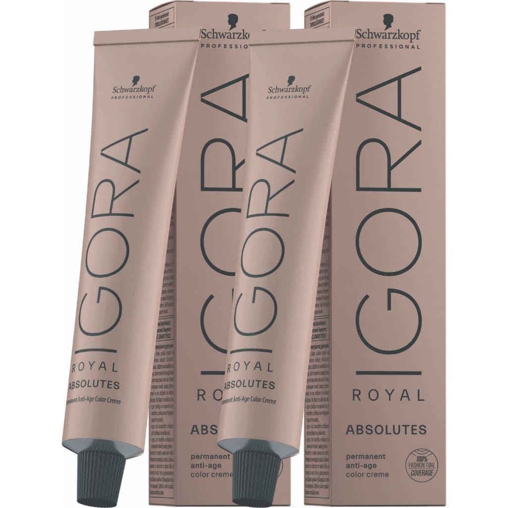 2 Colorações Schwarzkopf Igora Royal Tintura 7-60 60g LOURO MÉDIO MARROM NATURAL