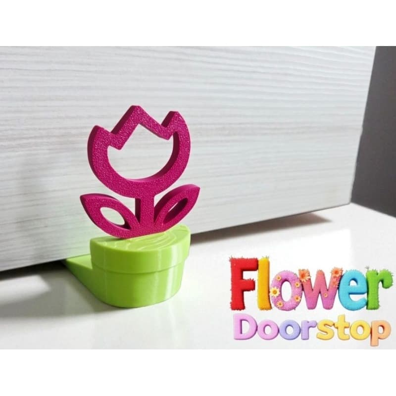 Segurador de porta formado de flor