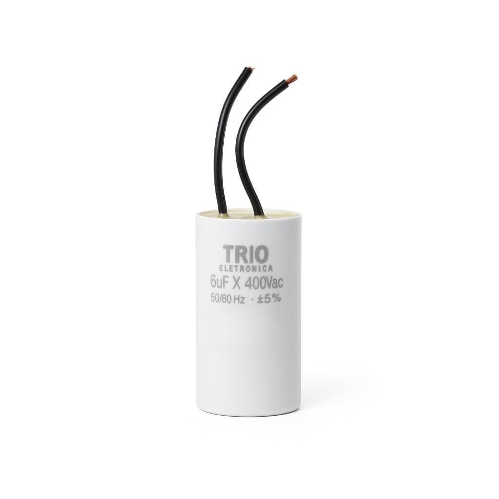 Capacitor 6uf 400 2 Fios Ventilador (14-08)