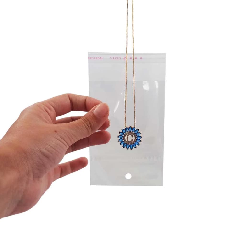 Saco transparente com furo 1.000 unidades saquinho adesivado plástico com solapa material importado