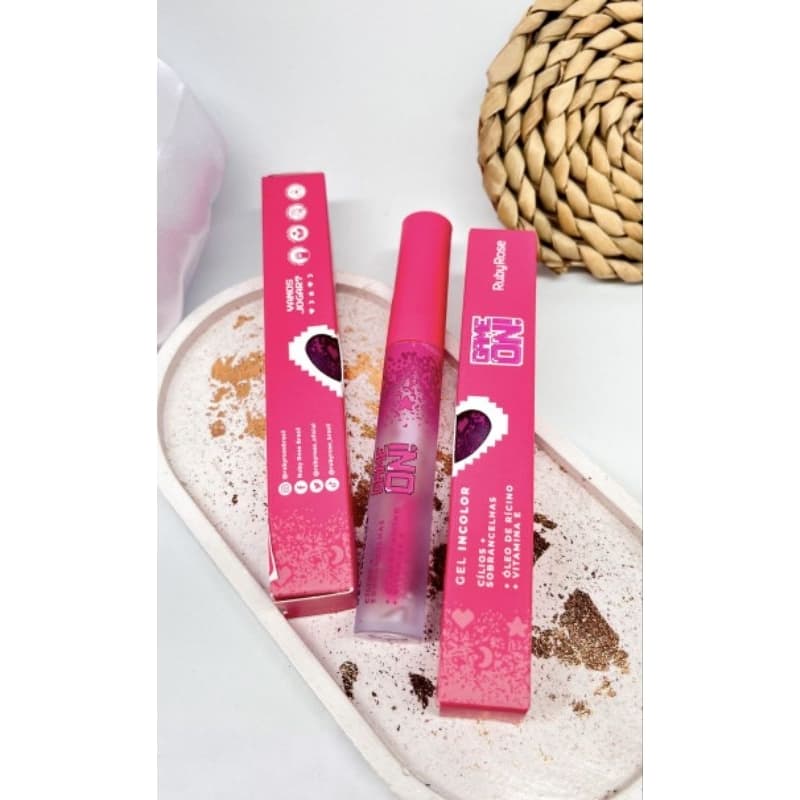 Chega de Falhas: Gel para Sobrancelha Ruby Rose Game On - Preenchimento e Volume Instantâneo! Ruby Rose