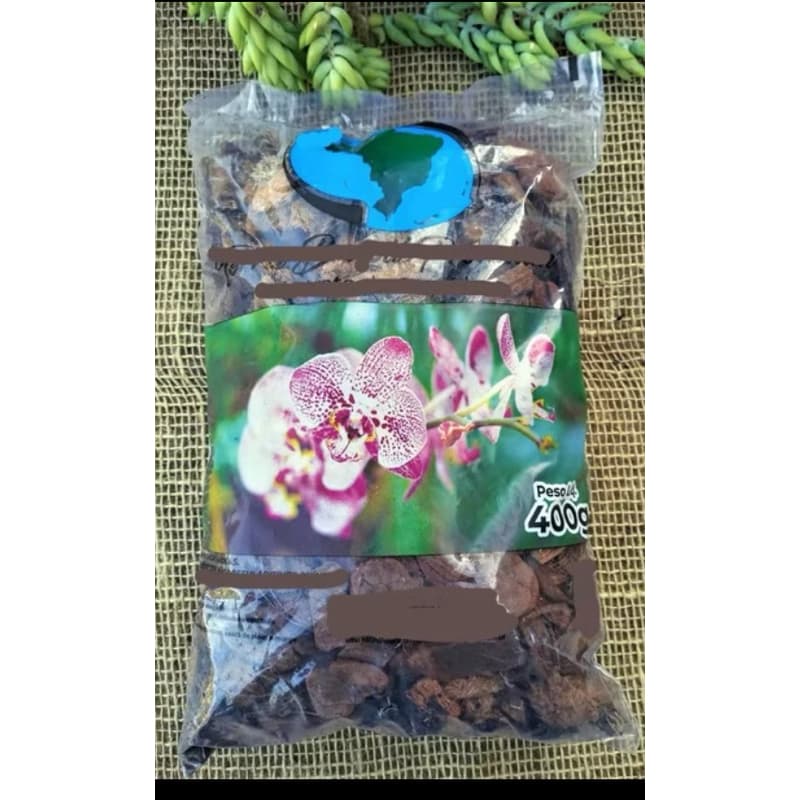 Substrato Balanceado Para Orquídeas Com 100% Natural e Orgânico 400g