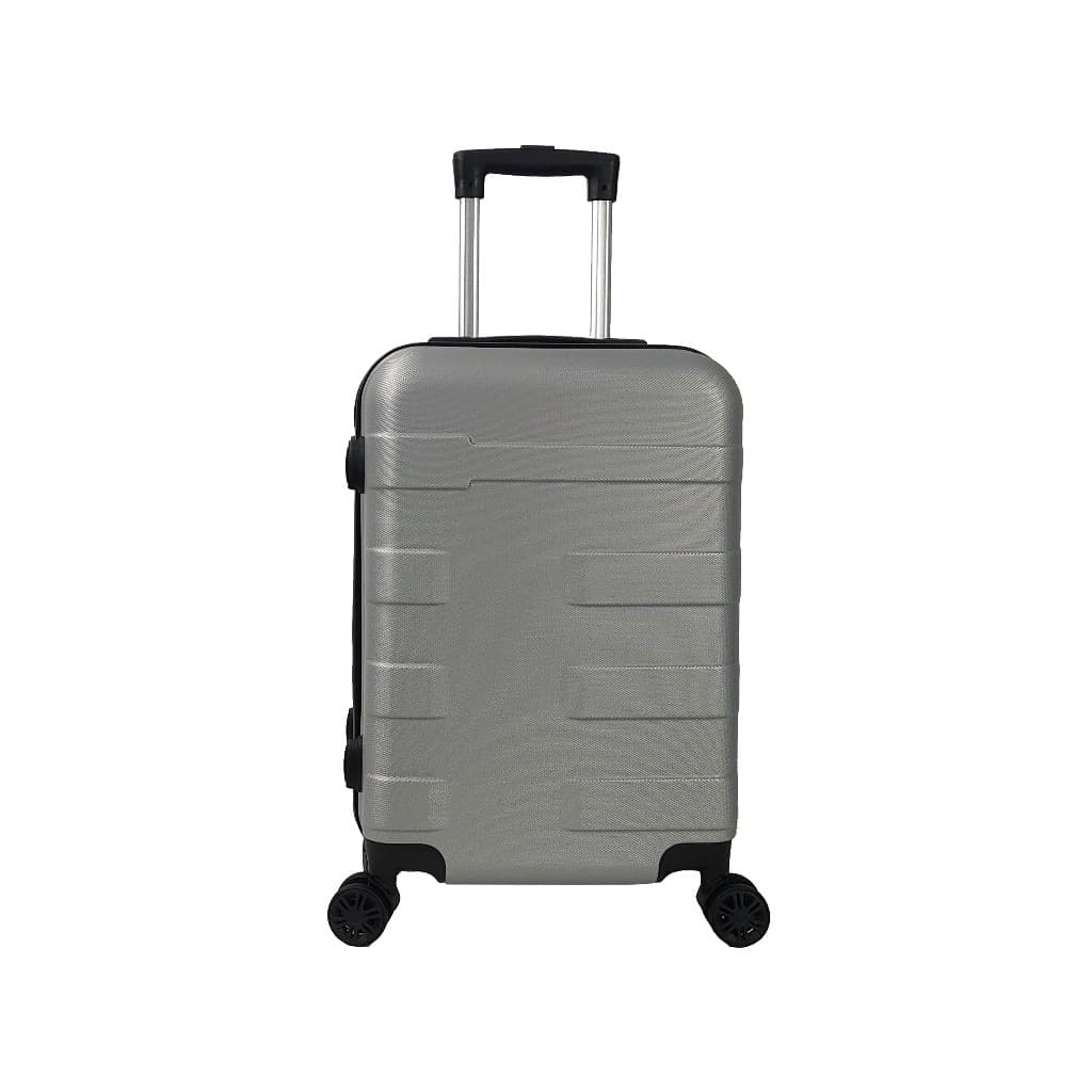 Mala De Bordo Kozi 10kg Abs Rodinhas 360 Leva Na Cabine Anac, mala de viagem, mala prata, mala cinza