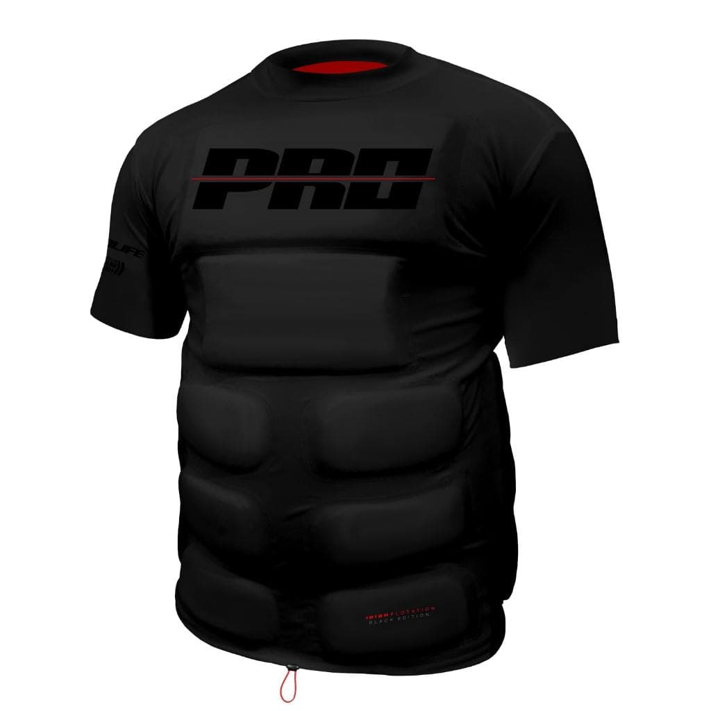 Camisa Flutuadora Floater Black Edition Prolife Original Proteção UV 50+ Colete Alta Flutuação