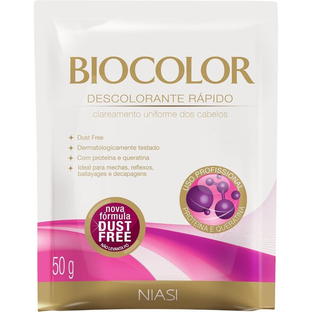 Pó Descolorante Biocolor Proteína E Queratina 50g