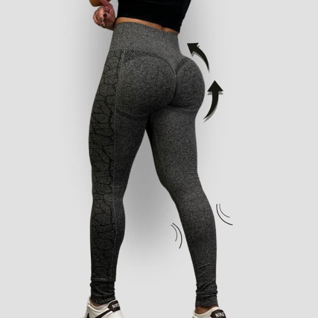 Calça Legging Levanta Bumbum de Academia Zero Transparência Cintura Alta