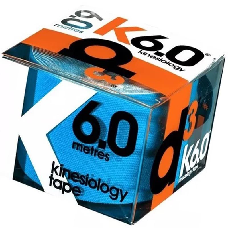 Bandagem Elástica Adesiva Funcional Kinésio K6.0 D3 Azul