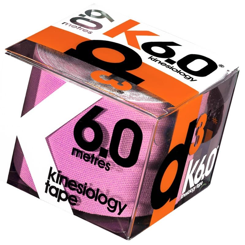 Bandagem Elástica Adesiva Funcional Kinésio K6.0 D3 Rosa
