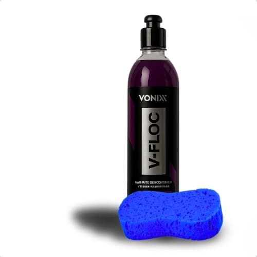 V floc e Esponja Vonixx Shampoo Neutro Automotivo Concentrado 500ML Brinde