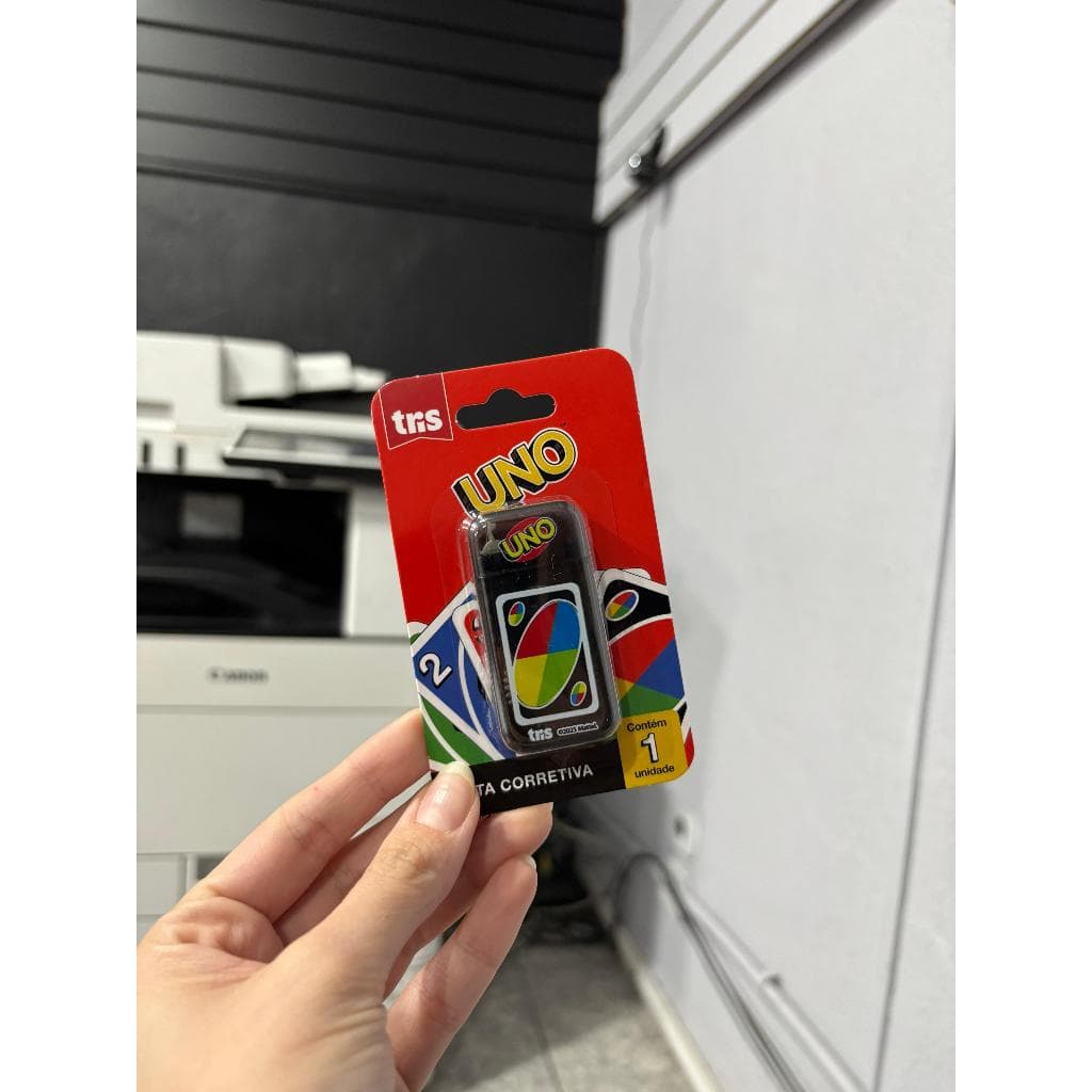 Fita corretiva UNO lançamento Tris