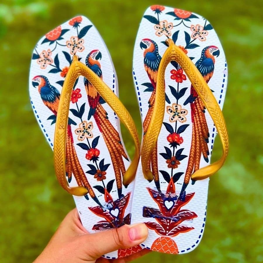Chinelo Bico Quadrado Feminino do 33 ao 40 Confortável e Leve