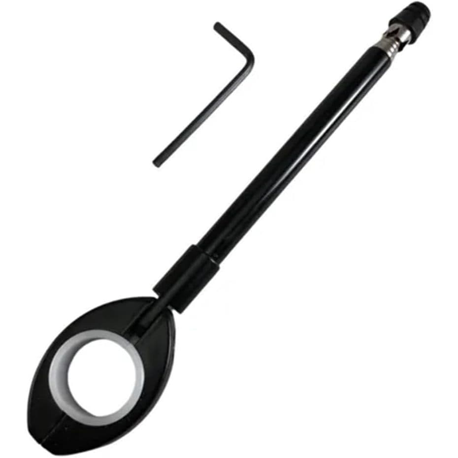 Antena guidão corta pipa retrátil preta