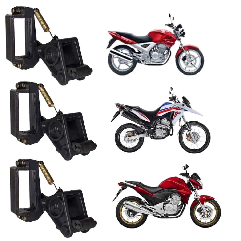 Kit 3 Tensor Esticador Tensor da Corrente de Transmissão Honda Cbx 250 Twister/ Cb 300/ Xre 300 Vcj