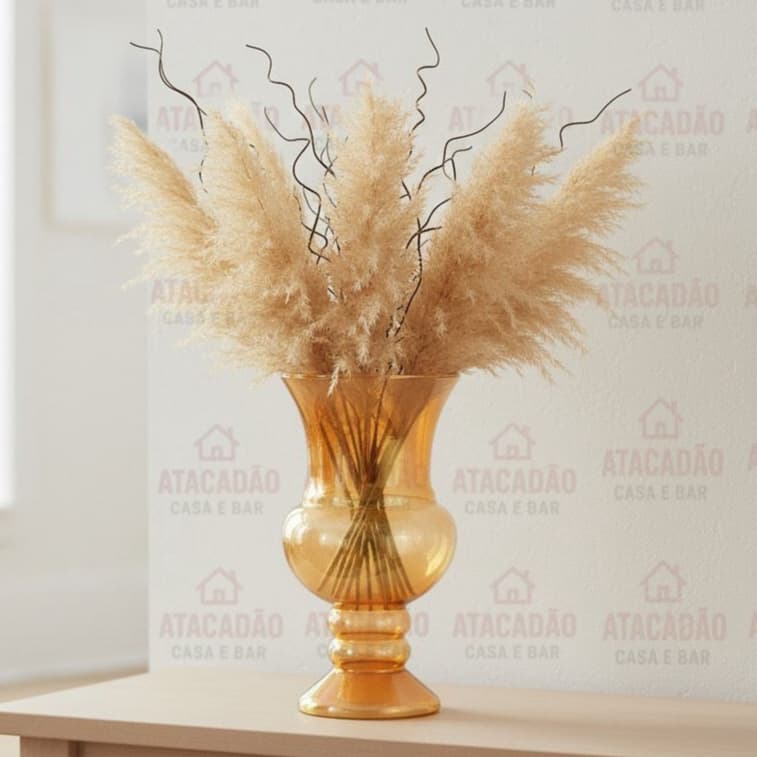 Vaso Decorativo Natália 45cm Âmbar