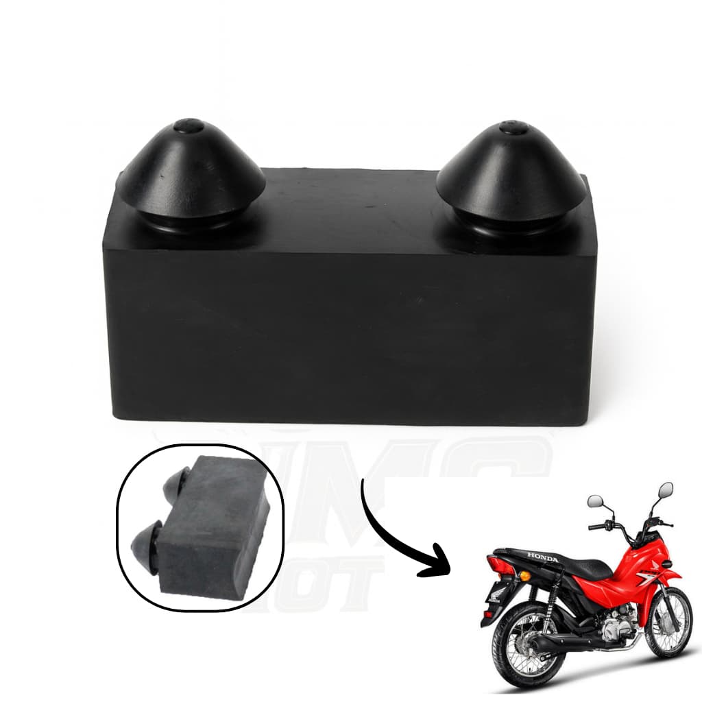 Borracha Coxim Fixar Banco - Honda Pop 110