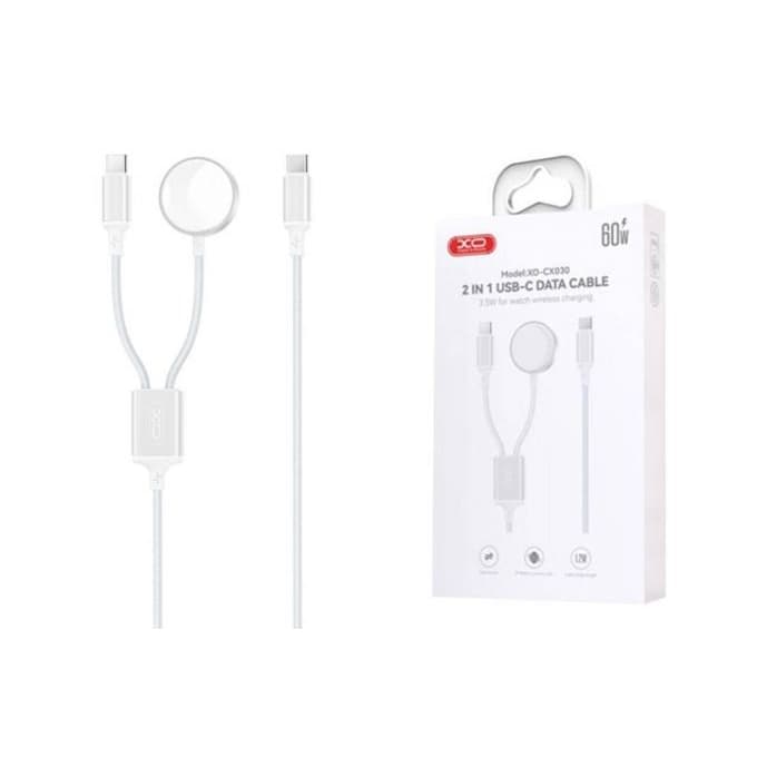 XO-CX030 - Carregador Por indução 2 em 1 25W Tipo C