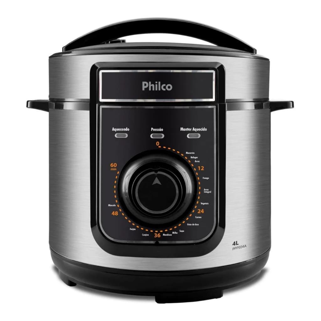 Panela De Pressão Elétrica Philco 4l 14 Funções Pppe04a 220v Preto