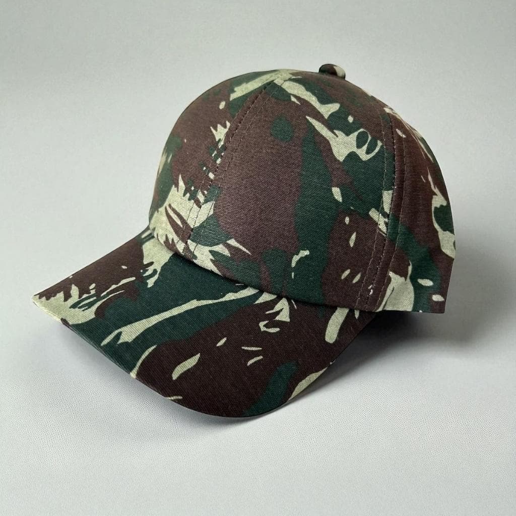 Boné Infantil Militar Camuflado Exército Criança Aba Curva