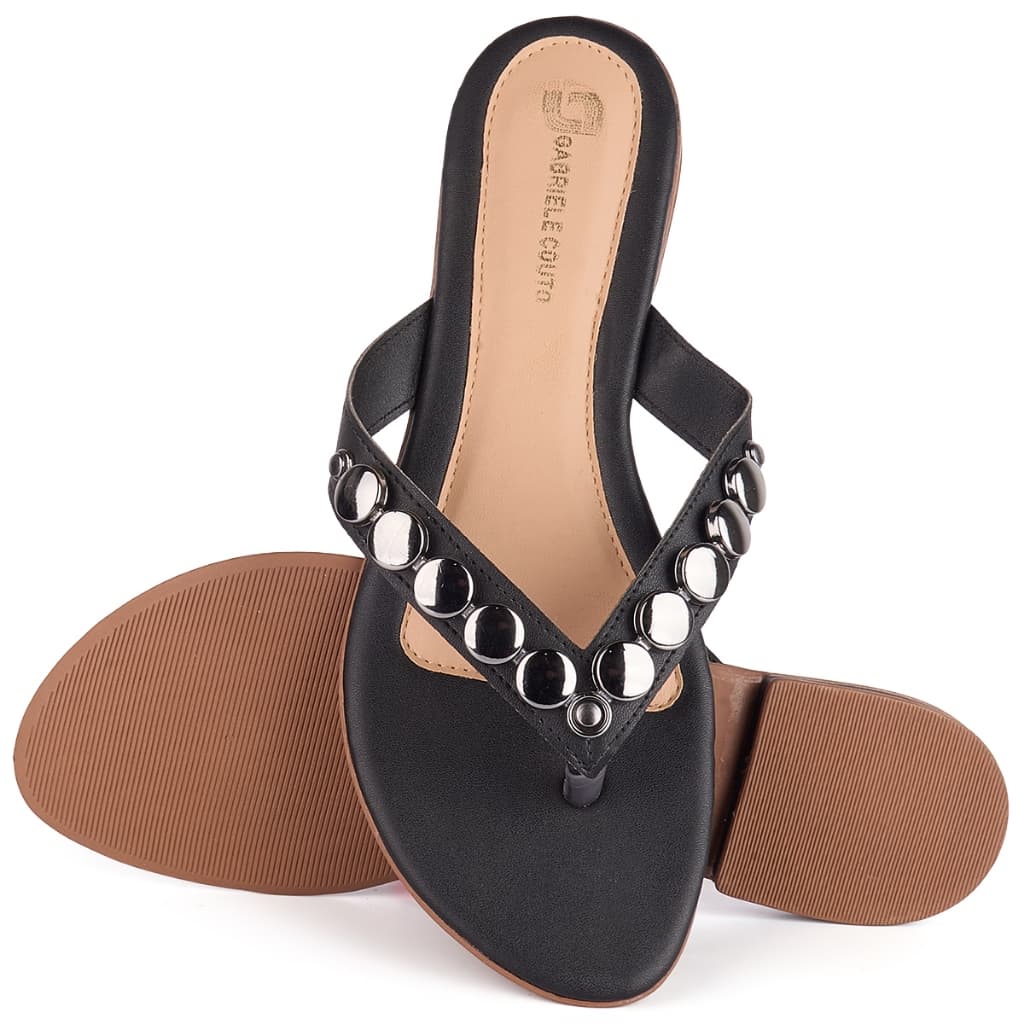 Sandália Feminina Rasteirinha Tamanho Especial ABS Chinelo 41-44  Confort