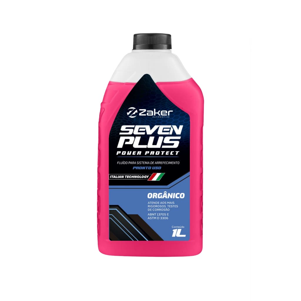 Aditivo Radiador 1 Litro Orgânico Rosa Seven Plus