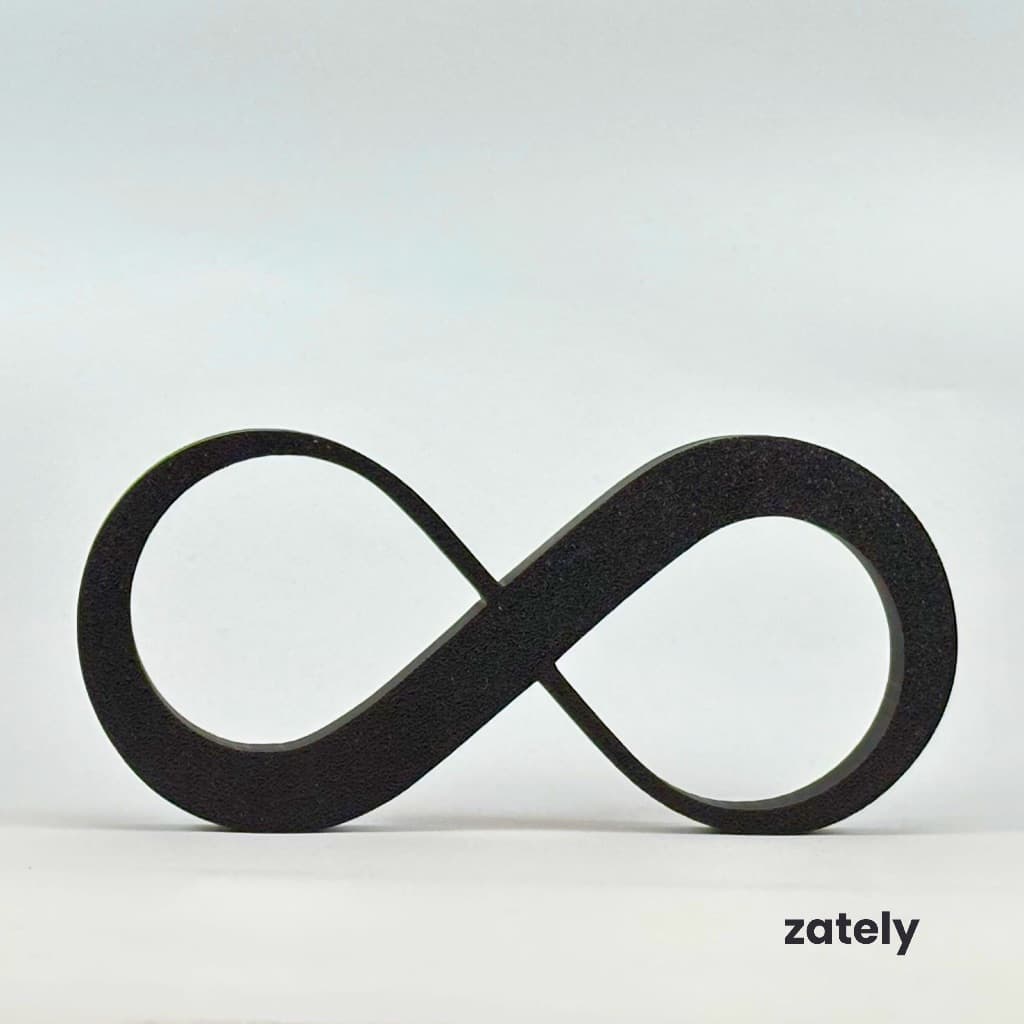 Escultura Símbolo do Infinito, Decoração, Presente - Zately