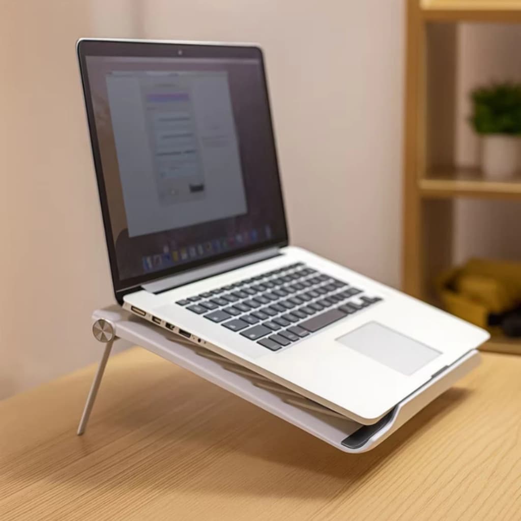 Suporte para Notebook Ergonômico Ajustável: Melhore Sua Postura, Conforto e Refrigeração