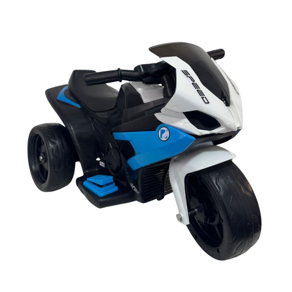 Moto Infantil Elétrica 6v Para Crianças Esportiva Vermelho/Azul