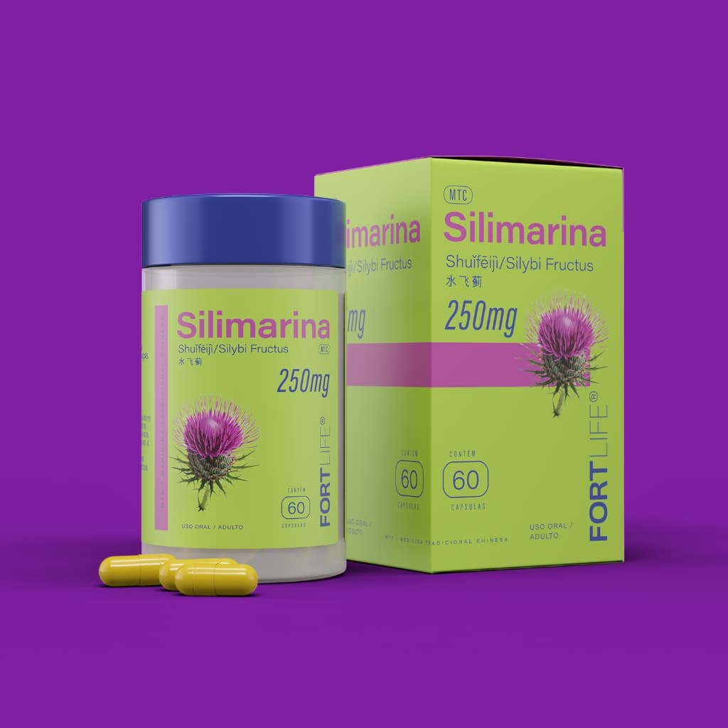 Silimarina (Hepatoprotetor) 250mg 60 Cápsulas FORTLIFE