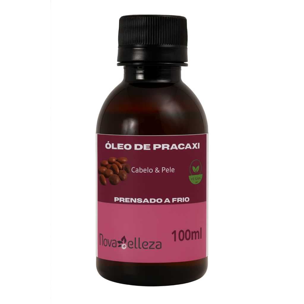 Óleo para Cabelo e Pele de Pracaxi 100% Puro Umectação Capilar Antifrizz