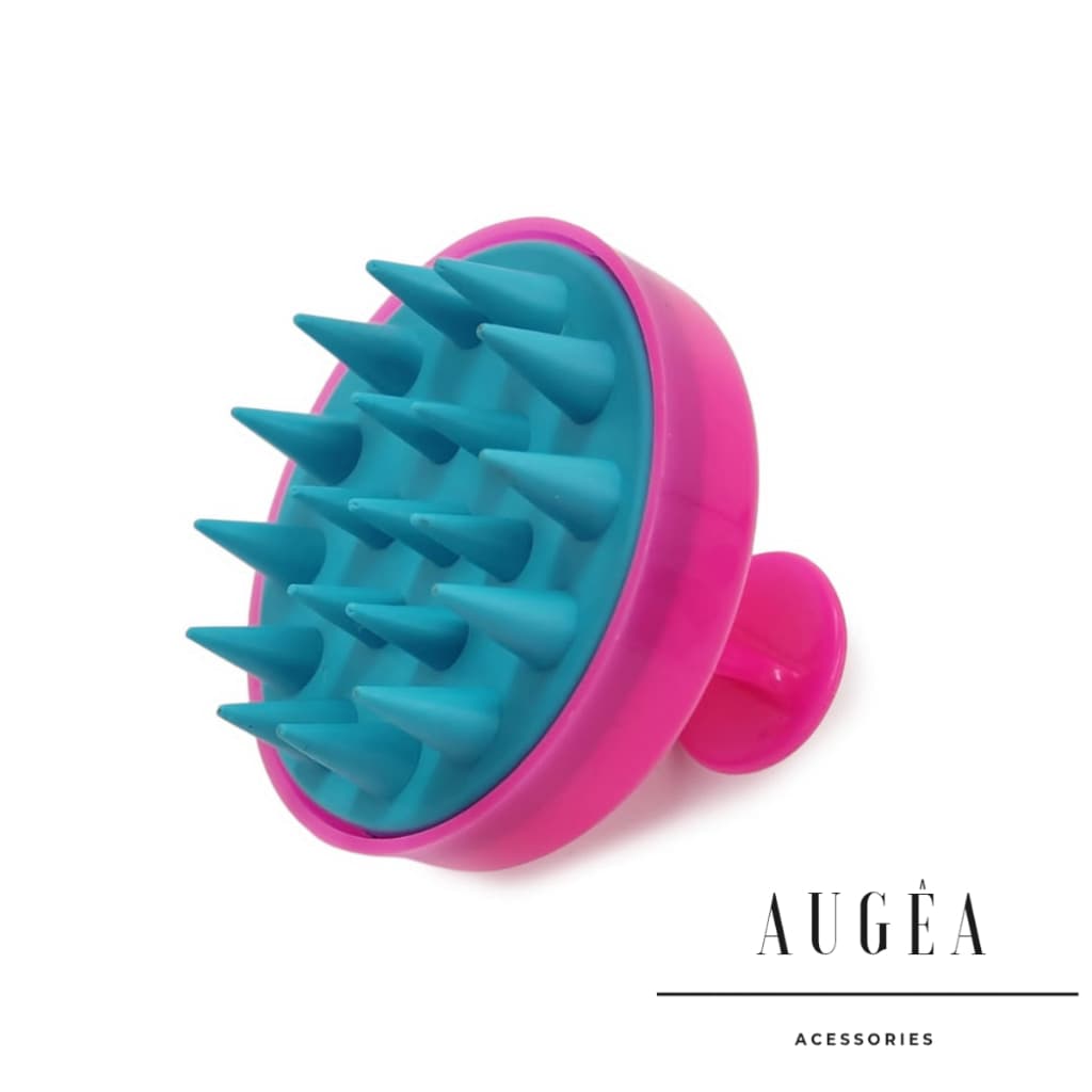 Escova Massageadora Capilar Silicone Antiqueda
