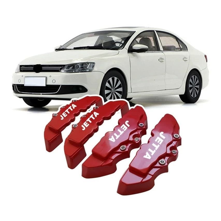 Kit 4 Capas Pinça Freio Jetta Dianteira e Traseira + Cola Alta Temperatura