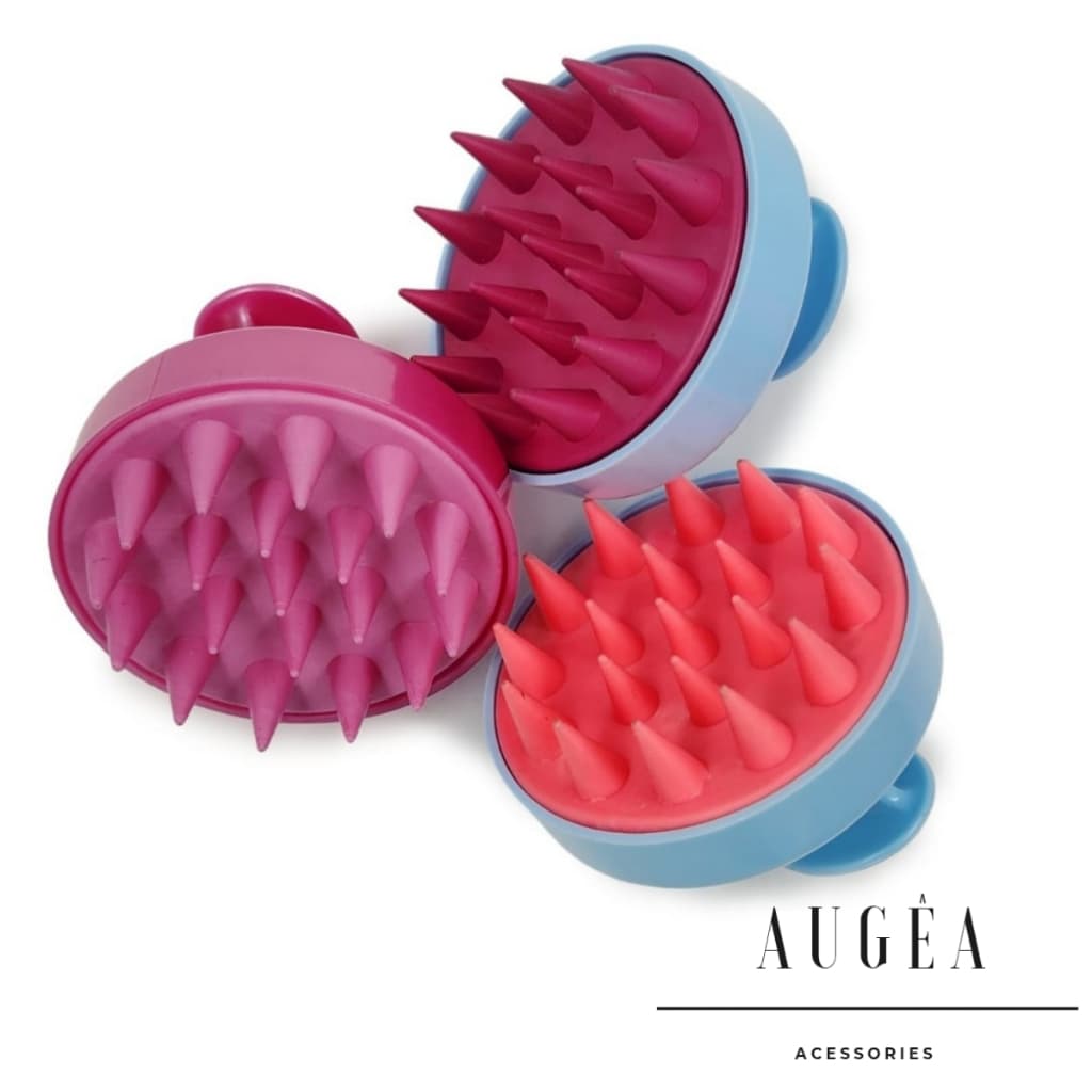 1 Escova de Shampoo Massageadora Capilar de Silicone